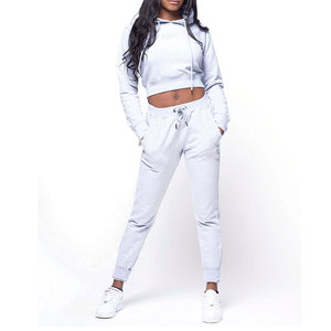 Ensemble élégant deux pièces pour femme : crop top léger et confortable, tenue décontractée pour le quotidien, style mode - Product Image 1