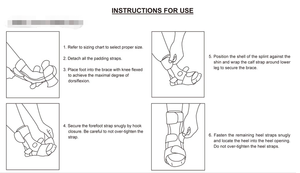 Supporto <span class=keywords><strong>per</strong></span> Arco Plantare Notturno <span class=keywords><strong>per</strong></span> Fratture del Piede - Vendita all'Ingrosso - Product Image 6