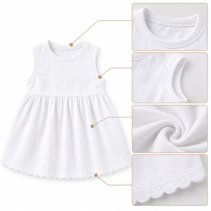 Wholesale Toddler Girls Pink Tutu Dress Ribbed Knit Tulle Skirt Bow Strap Party Birthday Princess Dress OEM ODM - Product Image 2