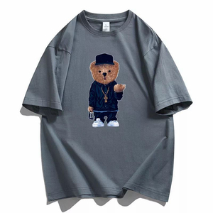 Camisetas Deportivas Personalizadas al por Mayor de Emas Sports, Camisetas de Manga Corta Holgadas para Hombre, 100% Algodón, Logotipo Personalizado, Ropa Deportiva Transpirable - Product Image 5