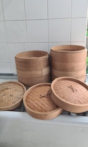 Meilleures ventes : Cuiseur vapeur en bambou écologique, sûr et propre, ustensile de cuisine en bois pur, idéal pour la cuisson vapeur des légumes et des fruits de mer, offre en gros - Product Image 2