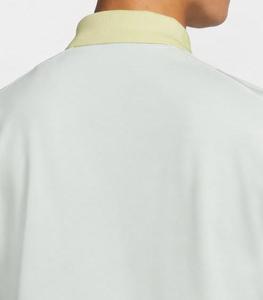Chemise Homme Blanche à Manches Courtes, Col Vert Clair, Coupe Classique, Couleur Unie, Décontractée, en Coton Tricoté Respirant, Service OEM - Product Image 3