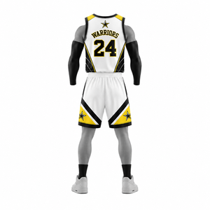 Maillot de basket personnalisé pour hommes, en mesh, avec logos d'équipe, séchage rapide, polyester, sublimation, col en V, très demandé, vente chaude - Product Image 2