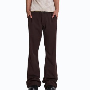 กางเกงขายาวทรงขาบานเอวสูงหลายกระเป๋าสำหรับผู้ชาย ขายออนไลน์ในราคาประหยัด - Product Image 4