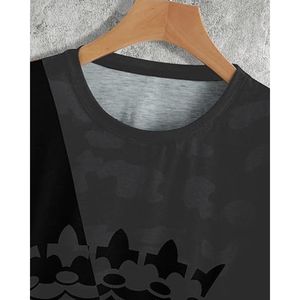 เสื้อยืดกราฟิกสไตล์ดีไซน์เนอร์แบบกำหนดเองสำหรับผู้ชาย |   เสื้อยืดแฟชั่นคอกลมแขนสั้น - Product Image 4