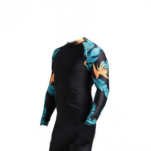 GAF <b>Men</b> <b>Compression</b> <b>Shirt</b> Long Sleeve Swim Surf <b>Shirt</b> Sublimation Printed UV Protection Rash Vest Quick Dry Rash Guard - Product Image 6