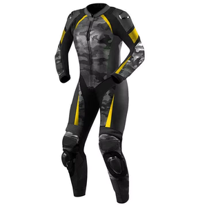 ชุดแข่งรถมอเตอร์ไซค์หนังแท้ OEM สำหรับผู้ชาย พิมพ์ลายตามสั่ง บริการรับผลิตแบรนด์ส่วนตัว MOQ ต่ำ ทนทาน แห้งเร็ว คุณภาพสูง - Product Image 3