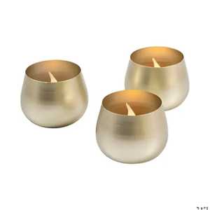 Portavelas Cuadrado Moderno de Madera Ecológica, Resistente al Calor, Hecho a Mano, para Decoración del Hogar, de Skies Traders - Product Image 2