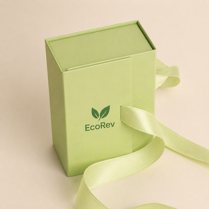 Caja de Regalo Plegable Personalizada, Ecológica, Reciclable e Impermeable, con Asa de Cinta, Forro de Esponja y Cierre Magnético para Cosméticos y Perfumes - Product Image 5