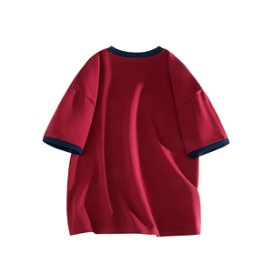 Nouveauté : T-shirt Hip Hop surdimensionné en coton 100% ultra-doux pour homme, épaules tombantes, logo et design personnalisés - Product Image 2