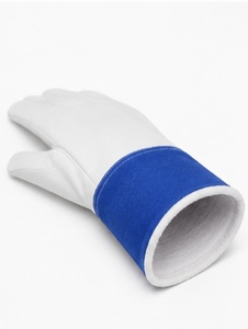 Gants de travail en cuir grainé durable, manchette renforcée, adhérence améliorée, résistants à la chaleur, antidérapants, respirants, flexibles, sans latex - Product Image 3