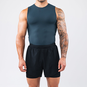 Summer <b>Men</b> Bodybuilding Sleeveless Tops Workout Fitness Vest <b>Men</b> New Fashion Tank Tops Oversize Casual <b>Singlets</b> OEM Service - Product Image 5