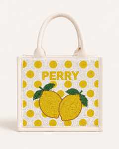 Personalized Custom <b>Wedding</b> Beaded Tote Bag with Glass Beads Customizable Shape & Beads Color Bridesmaid Gift - Product Image 3