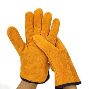 Protective Stick Welding Gloves for Welders Outdoor Touch Screen Heavy Duty Leather Safety Long Gloves for Men - Product Image 5