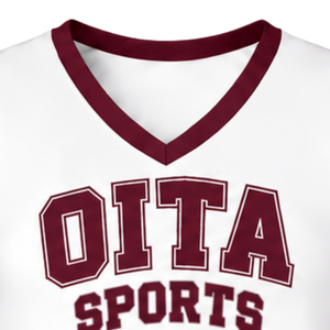 Haut d'uniforme de cheerleading marron sans manches, col en V, tenue de sport athlétique pour compétition de danse en équipe - Product Image 3