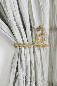 ปลายม่านทองเหลืองวินเทจรูปผึ้ง อุปกรณ์ตกแต่งสำหรับราวม่าน - Product Image 3