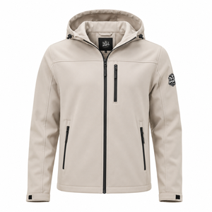 Oem Services Waterproof Men's Softshell <b>Jacket</b> Breathable <b>Fleece</b> <b>Lining</b> Zipper Closure Outdoor Winter Windproof Softshell <b>Jacket</b> - Product Image 1