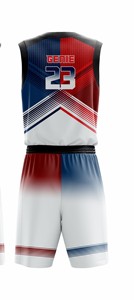 Uniforme de Baloncesto sin Mangas para Hombre, Profesional, Cómodo, Transpirable, de Alta Calidad, Diseño Personalizado, 100% Poliéster - Product Image 4