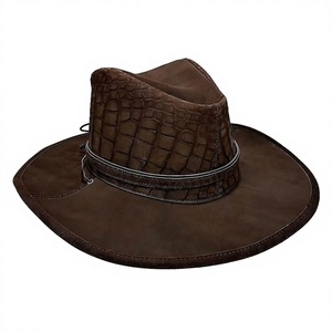 Sombrero Vaquero de Cuero Genuino a la Moda - Gorro Informal para Viajes y Ciclismo para Todas las Estaciones, Unisex, Colores y Logotipo Personalizables - Product Image 4