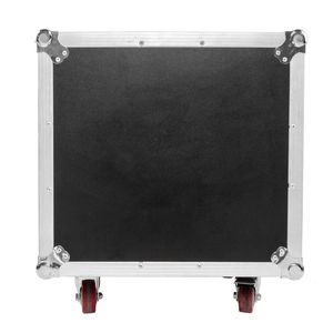Armadio per Attrezzatura DJ di Alta Qualità 19'' 10U Monostrato Nero e Argento Portatile con Doppie Porte - Product Image 6