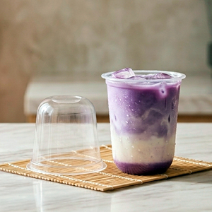 Viet Nam High Quality Disposable PP <b>Plastic</b> <b>Cup</b> with Lids 360ml 500ml Fruit Tea <b>Cup</b> with Lid for Beverage - Product Image 2