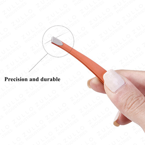 6PCS High Quality Stainless Steel Slant Tip Eyebrow Tweezers Set Custom Colors Private Label Beauty Grooming Tools OEM - Product Image 5