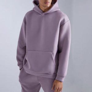 Conjunto deportivo unisex de algodón puro para invierno, estilo casual con hombros caídos, para hombre. - Product Image 3