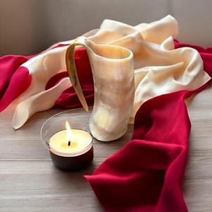 Tazas de cuerno de búfalo de la mejor calidad, cuernos para beber de la India, taza de cuerno vikinga con logotipo grabado personalizado y tapa a prueba de fugas - Product Image 5