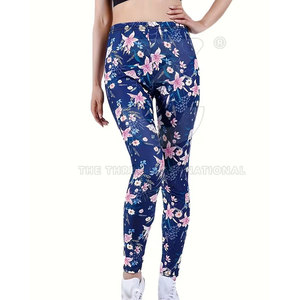 Women <b>Leggings</b> Solid <b>Pattern</b> Premium Fit High Quality Spandex/Nylon Fabric Lightweight Elastic Waist Comfortable Pants - Product Image 4