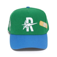 Gorras de Béisbol Personalizadas con Logotipo Bordado en Tela Acrílica, Diseño de Dos Tonos, Ajustables y Elegantes para Exteriores