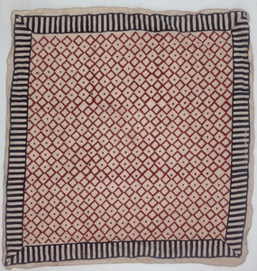 Pañuelo bandana estampado a mano, pañuelo para el cuello, corbata hecha con color natural, artículo de regalo ecológico y reutilizable. - Product Image 4