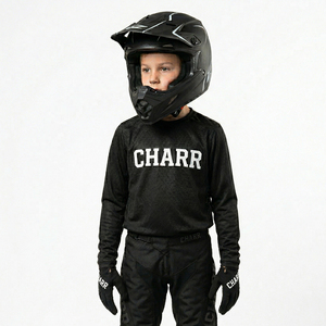 เสื้อมอเตอร์ไซค์เด็ก คุณภาพสูง เสื้อมอเตอร์ครอส MX เสื้อ MTB มอเตอร์ครอส เสื้อแข่งจักรยาน - Product Image 1