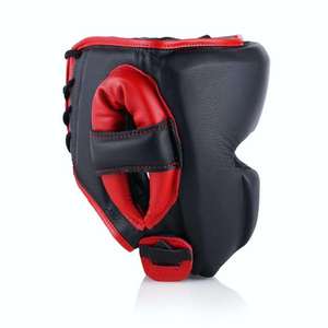 Professional Boxing <b>Training</b> Fly <b>Head</b> Guard Durable Leather Safety Guard Fly Boxing <b>Head</b> Guards Face Protective Gears CP-BHG-13 - Product Image 3