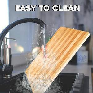 Tabla de Cortar de Madera Hecha a Mano en India, para Cocinas de Estilo Tradicional y Preparación de Alimentos Elegante, al Mejor Precio - Product Image 4