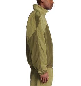Survêtement en nylon froissé léger à blocs de couleurs haut zippé et ensemble coupe-vent de jogging à manchettes réglables pour hommes - Product Image 5