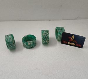 Magnifique porte-serviettes en résine personnalisé 2024 pour la décoration de la maison, design et forme ronde avec la meilleure couleur pour les serviettes en tissu - Product Image 1