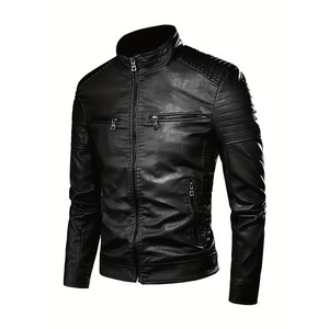 Chaqueta de Cuero para Hombre Diseñada con Materiales Enfocados en la Comodidad y un Estilo Moderno y Limpio - Product Image 1