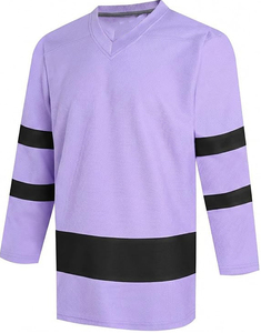 Personalized V-neck Hockey Jersey Men Youth Custom Logo 100% Polyester Cotton Wholesale Cheap Price Sports Wear - Product Image 1