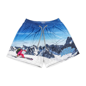 Men's Baseball/Softball Mesh <b>Shorts</b> Custom Logo Wholesale Breathable Mid Waist 100% Polyester Customized Colors <b>Gym</b> Use Woven - Product Image 2