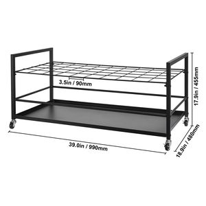 Carrello Portadisegni Mobile in Metallo con 50 Scomparti e Ruote per Conservazione di Progetti e Mappe - Product Image 5