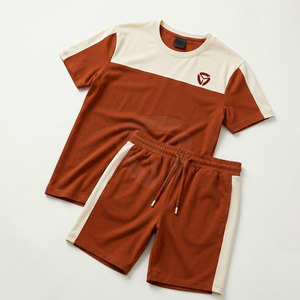 Sporty Men T-Shirt And Shorts <b>Set</b> Designed For Gym Workouts Running Exercise And Comfortable Casual Daily Wear - Product Image 3