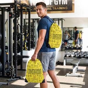 Regal Three LLC Unisex <b>Drawstring</b> <b>Backpack</b> Gym Bag with Non-Woven Fabric and Water Resistant Feature for Fitness Outdoor Sports - Product Image 2