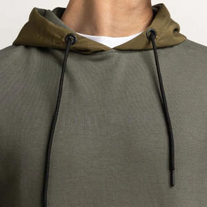 Sudadera con capucha de alta calidad 100% algodón francés para hombre, corte holgado, con capucha, sudadera gruesa para invierno. - Product Image 6
