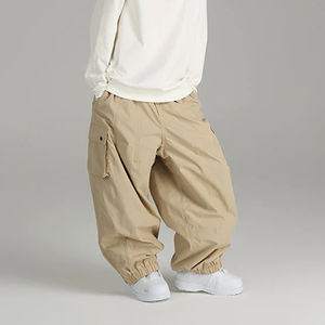 Pantalones de Nieve para Hombre, Pantalones de Esquí Ajustables, Pantalones de Snowboard Impermeables para Exteriores, Overoles de Snowboard Aislantes para Invierno - Product Image 1