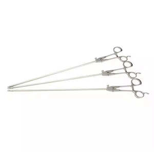 Manual <b>Laparoscopic</b> Needle Holder Forceps Stainless Steel Endoscopic Surgical <b>Instrument</b> Reusable High Precision - Product Image 3