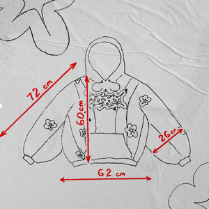 Custom Puff Print Hoodie for Men Relaxed Fit Fleece Sweatshirt High Quality OEM ODM Apparel Manufacturer - Product Image 3