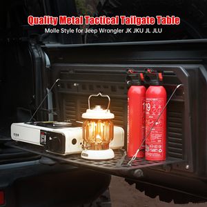 โต๊ะท้ายกระบะแบบพับได้สำหรับ JEEP Wrangler 2007-2018 JK jku 2018-2022 JL JLU โต๊ะกลางแจ้งรองรับยานพาหนะ - Product Image 5