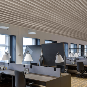 Thiết kế hiện đại Acoustic Trần vách ngăn tấm Pet Acoustic Polyester cảm thấy rãnh bảng điều khiển cho phòng khách sạn hội trường - Product Image 3