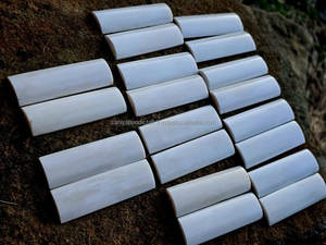 SANIYA HANDICRAFT Premium Camel Bone Knife Handle High Quality White Bone Materials Polished Animal Style for <b>Natural</b> <b>Crafts</b> - Product Image 2