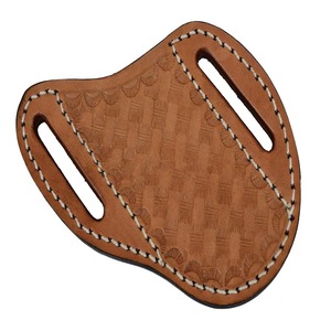 High Quality Handmade Real <b>Leather</b> Folding Knife Sheath Bag with Adjustable Strap Hand-Stitched Portable OEM/ODM Support - Product Image 5